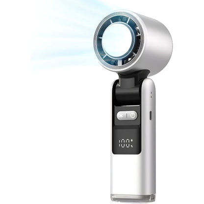 Compact Handheld Fan with Smart Digital Interface