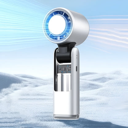 Compact Handheld Fan with Smart Digital Interface