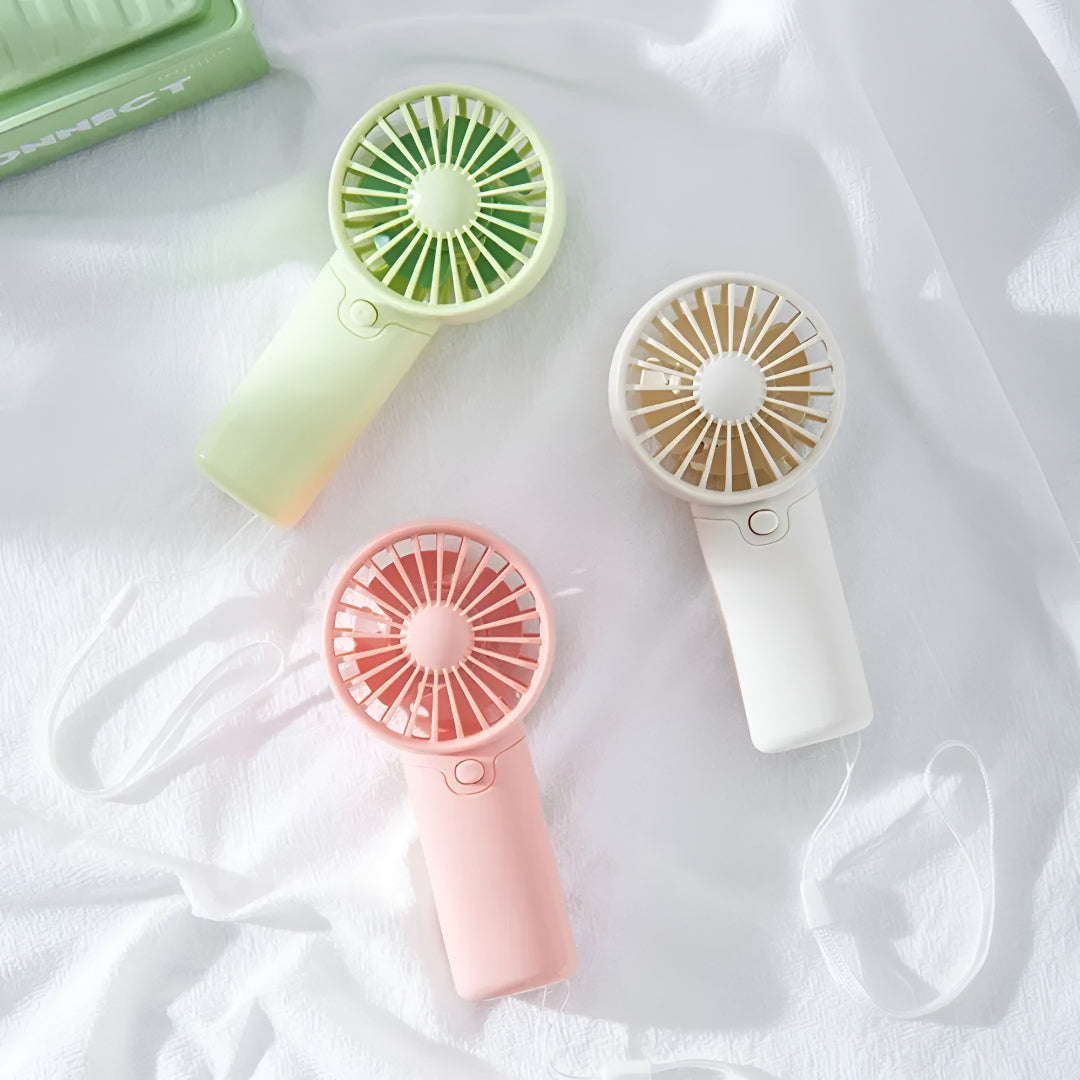 Compact Rechargeable Personal Breeze Fan for Home & Travel