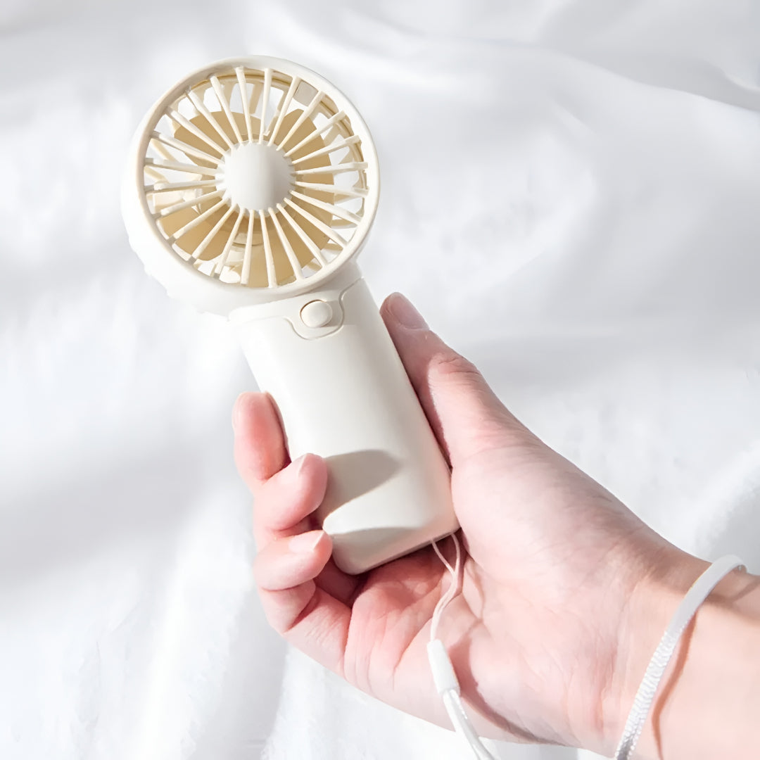 Compact Rechargeable Personal Breeze Fan for Home & Travel
