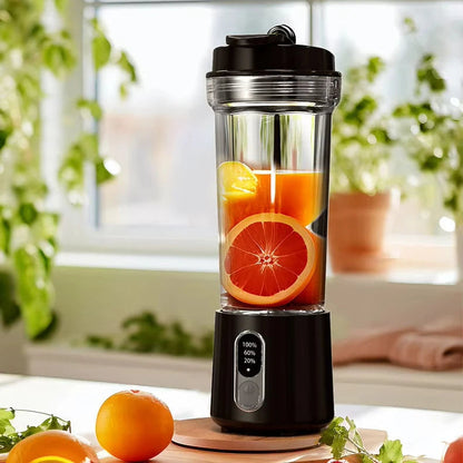 USB Rechargeable Smoothie Maker - Portable Blender with 4000mAh Battery