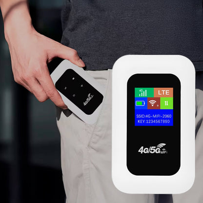 Portable 5G Wi-Fi Router for Secure High-Speed Connections at Home and Travel