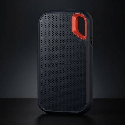 Shockproof USB-C Portable External SSD for High-Speed Data Storage