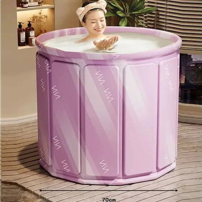 Adult Portable Bathtub - Compact Design for Home and Travel Use