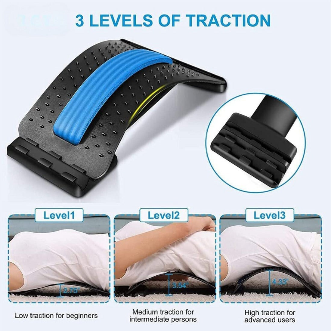 Posture Corrector and Back Relief Device