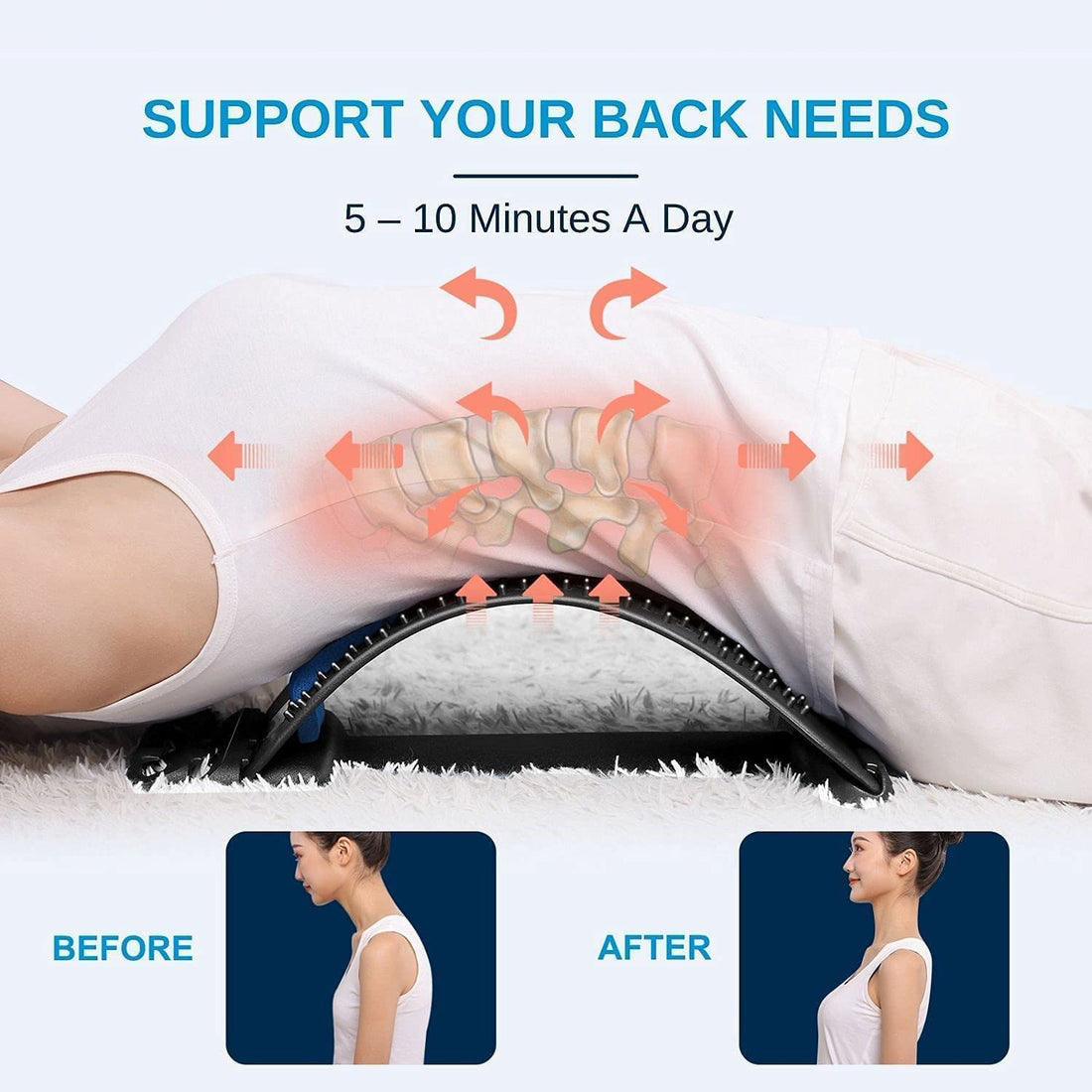 Posture Corrector and Back Relief Device