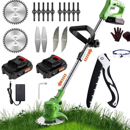 Adjustable Handle Cordless Garden Strimmer – 4-in-1 Tool