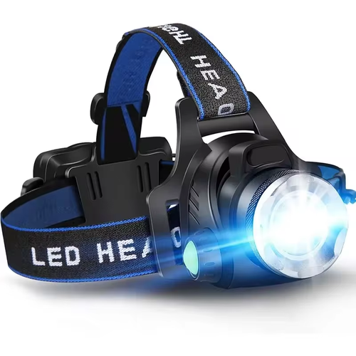 Rechargeable LED Headlamp with Zoom – Waterproof NightBeam Pro Light