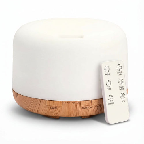 MysticMist 500 ml Ultrasonic Aroma Diffuser with Remote & LED