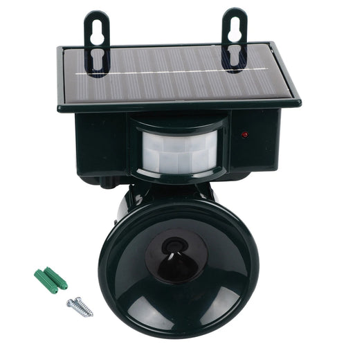 Motion Sensor Solar Bird Repellent – Outdoor Sound Deterrent