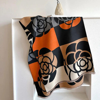 Printed Reversible Cashmere Scarf – Style and Warmth