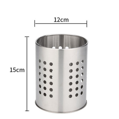 Chic Stainless Steel Kitchen Utensil Organizer