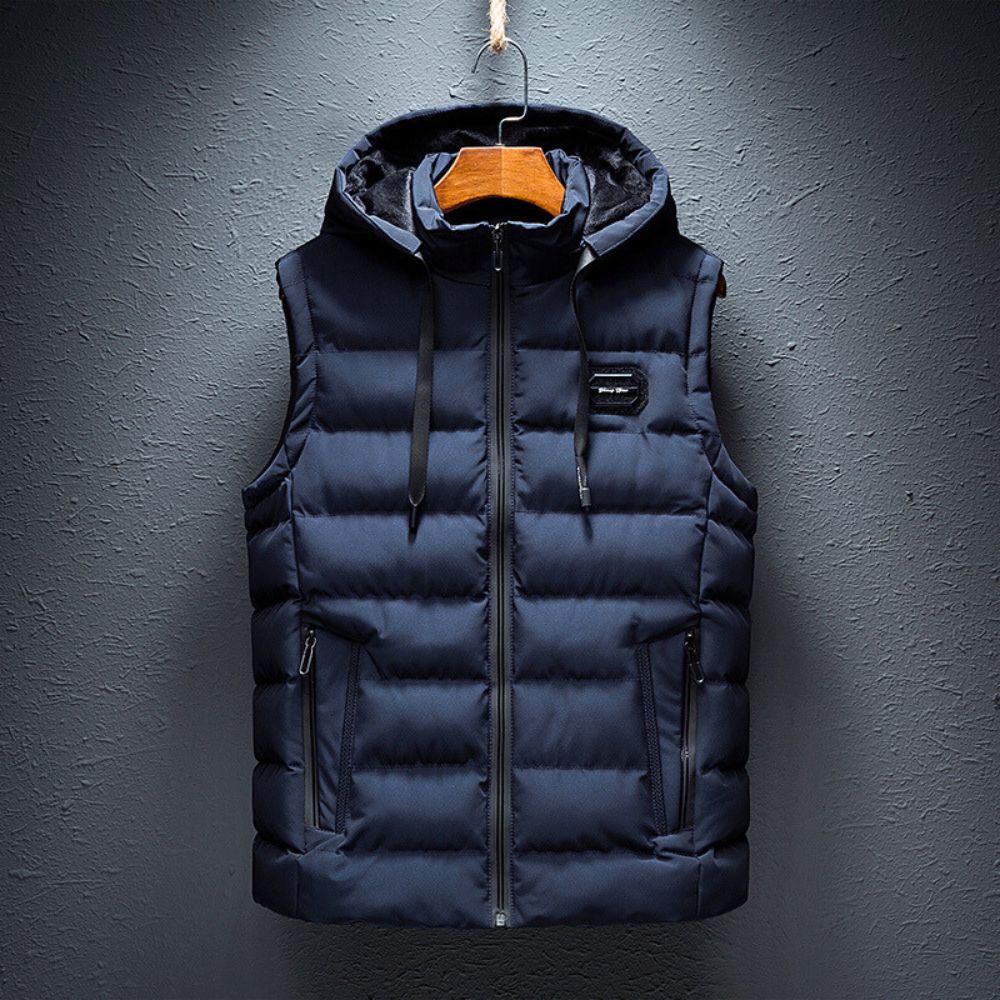 Men's Versatile Hooded Vest for Every Adventure