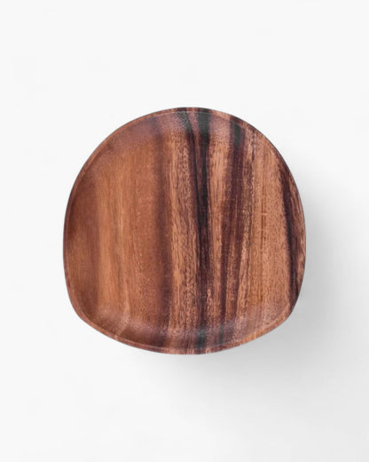 Rustic Wooden Platter Set – Natural Serving Tray for Kitchen Decor
