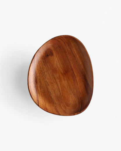 Rustic Wooden Platter Set – Natural Serving Tray for Kitchen Decor