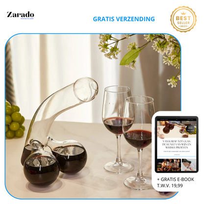 Unique Whiskey and Wine Decanter with a Humorous Design