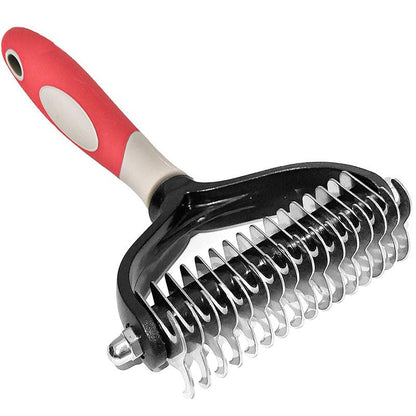 Double-Sided Deshedding Tool for Dogs and Cats