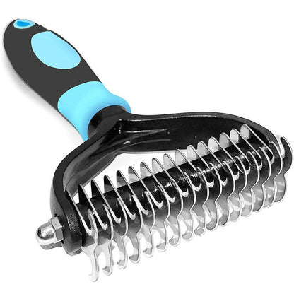 Double-Sided Deshedding Tool for Dogs and Cats