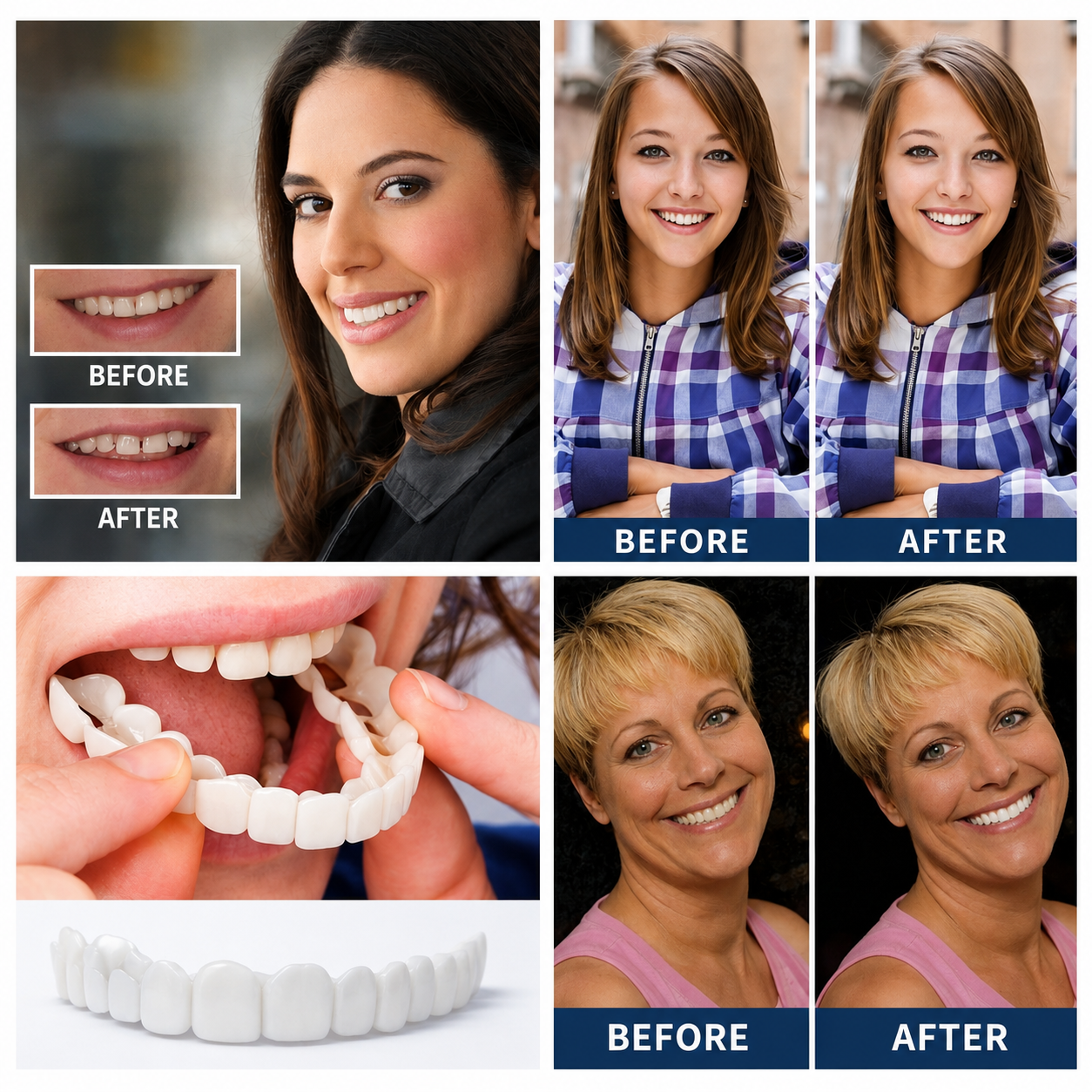 Instant Smile | Removable Dental Bridge | Custom Fit