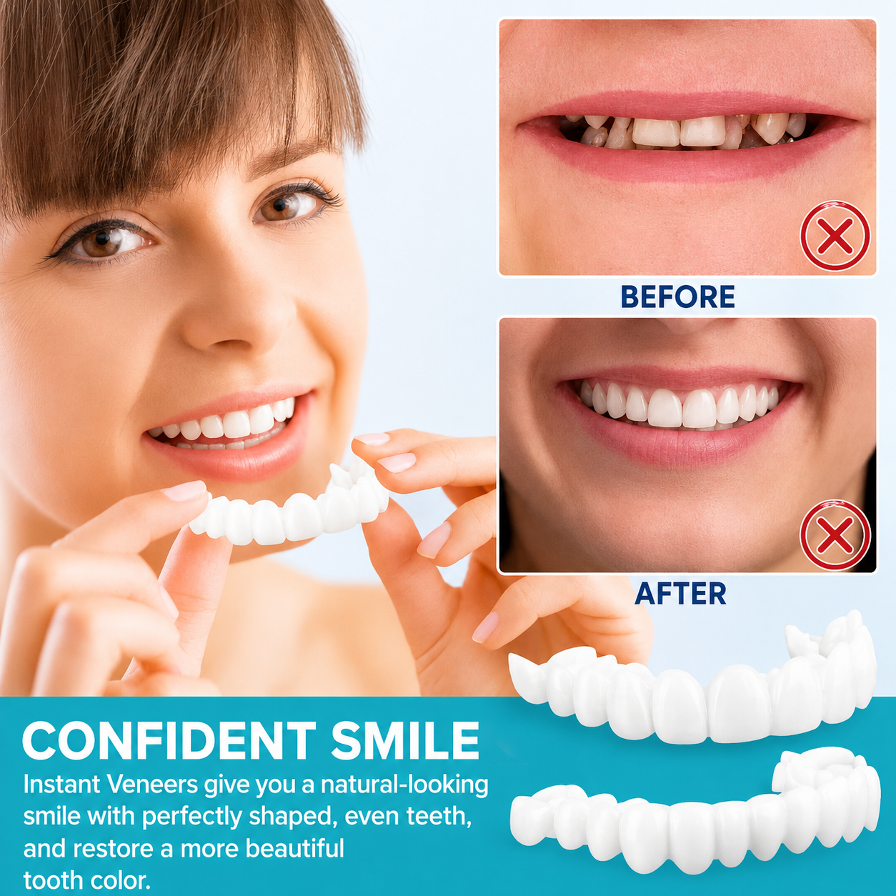 Instant Confidence Dental Prosthetic | Effortless Smile Transformation