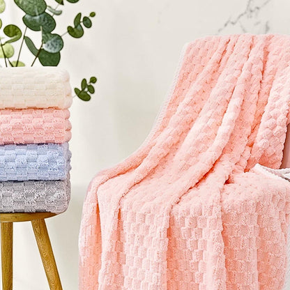 Luxurious Fleece Bath Towel Set - 2 Piece Collection