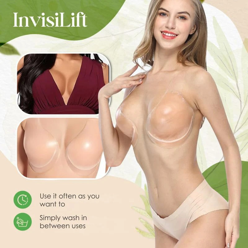 Invisible Lift Adhesive Bra | Seamless Support for All Outfits