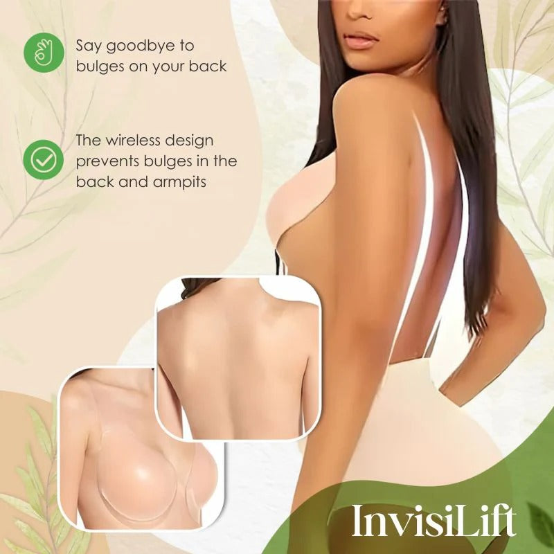 Invisible Lift Adhesive Bra | Seamless Support for All Outfits