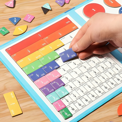 FractionFun™ | Interactive Magnetic Puzzle Book for Kids