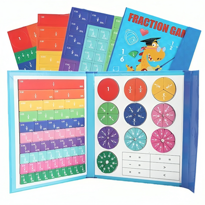 FractionFun™ | Interactive Magnetic Puzzle Book for Kids