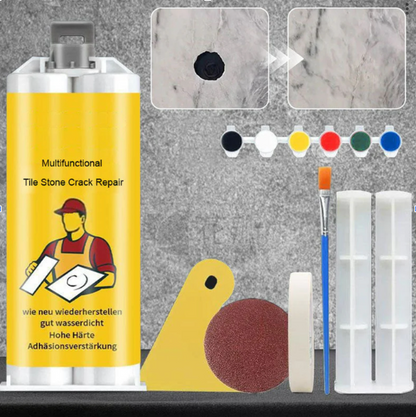 Tile and Stone Repair Kit for Easy Restoration of Surfaces