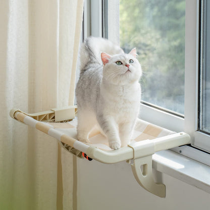 Chic Window Cat Perch in Vibrant Pink