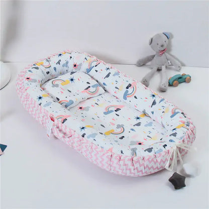 Portable Cotton Baby Nest for Safe and Cozy Relaxation