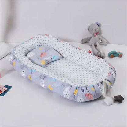 Portable Cotton Baby Nest for Safe and Cozy Relaxation
