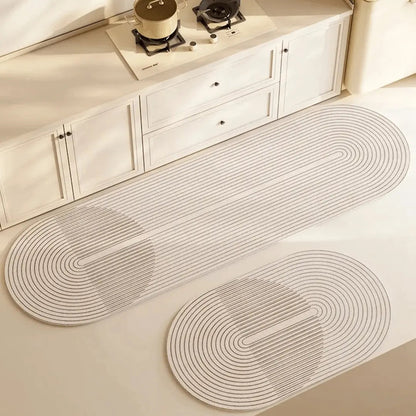Non-Slip Kitchen Rug with High Absorbency