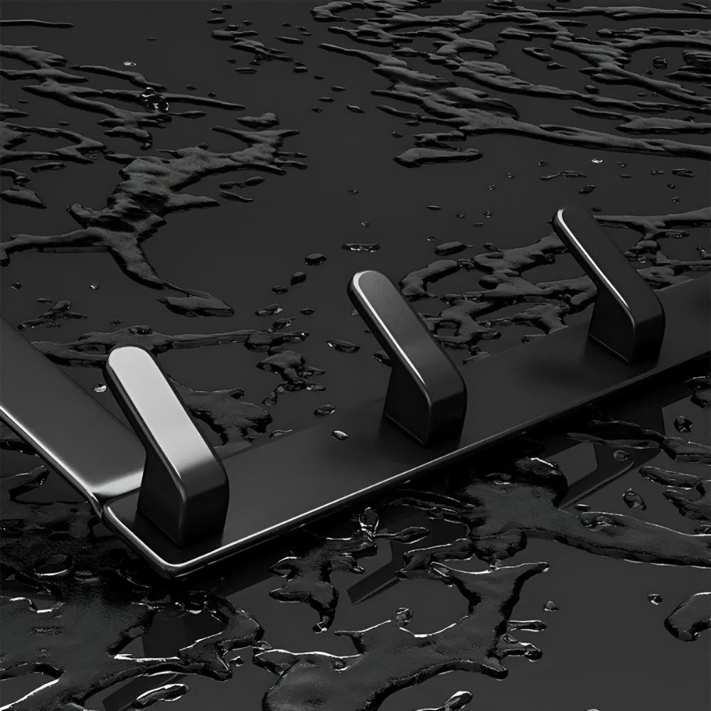 Sleek 5-Hook Over-Door Storage Solution