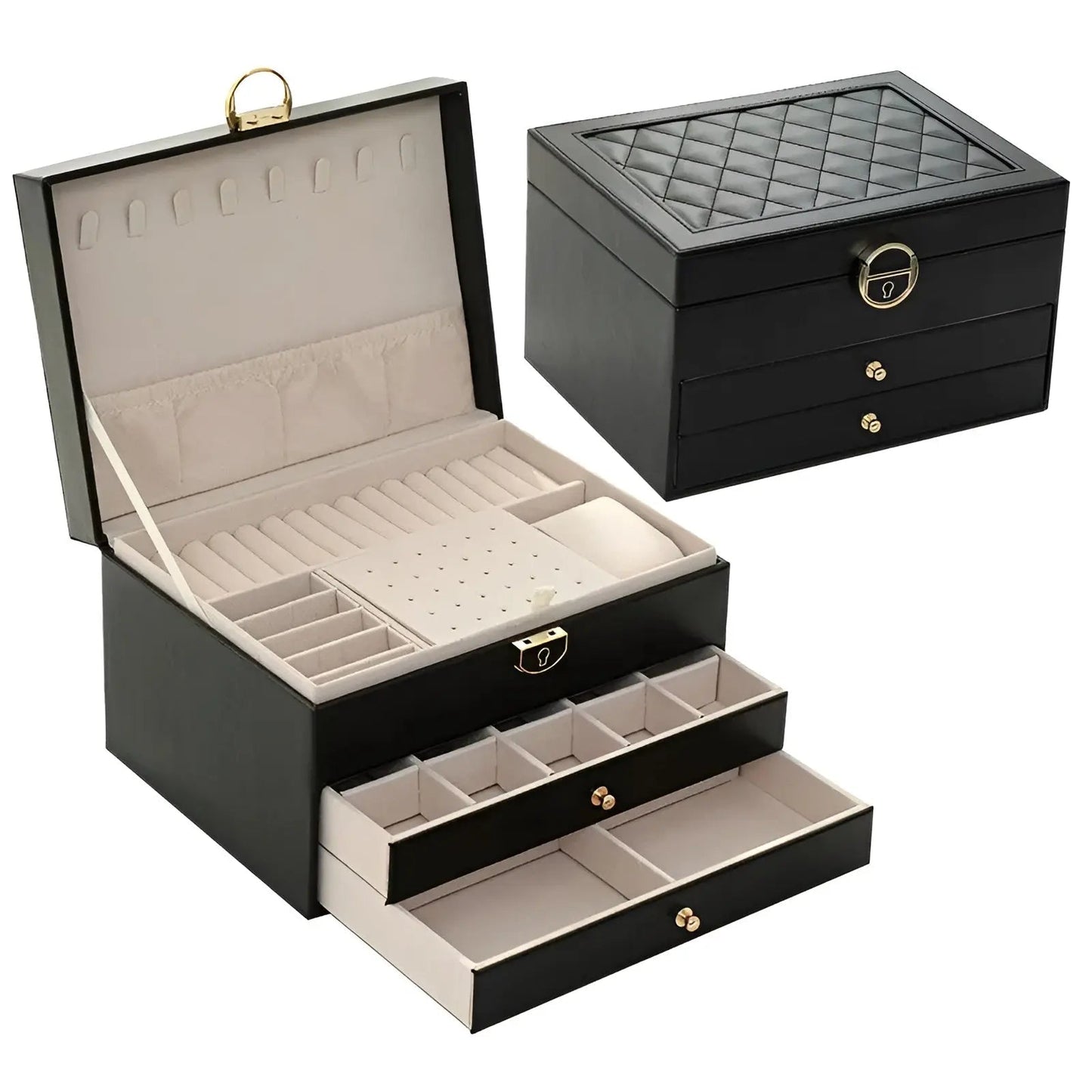Luxury Jewelry Organizer – Elegant Storage Box for Accessories