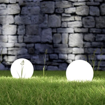 Outdoor Garden and Patio LED Lights with Color-Changing Sphere Design