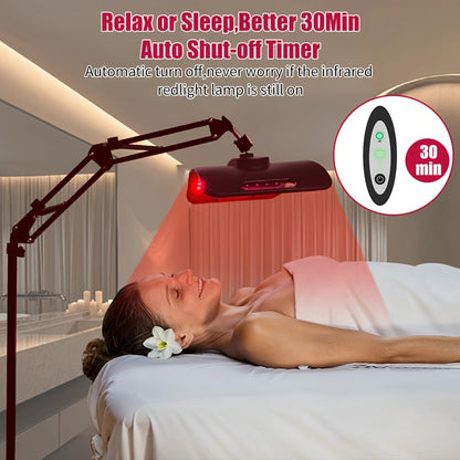 Full Body Infrared Light Therapy Lamp 660nm 850nm with Stand