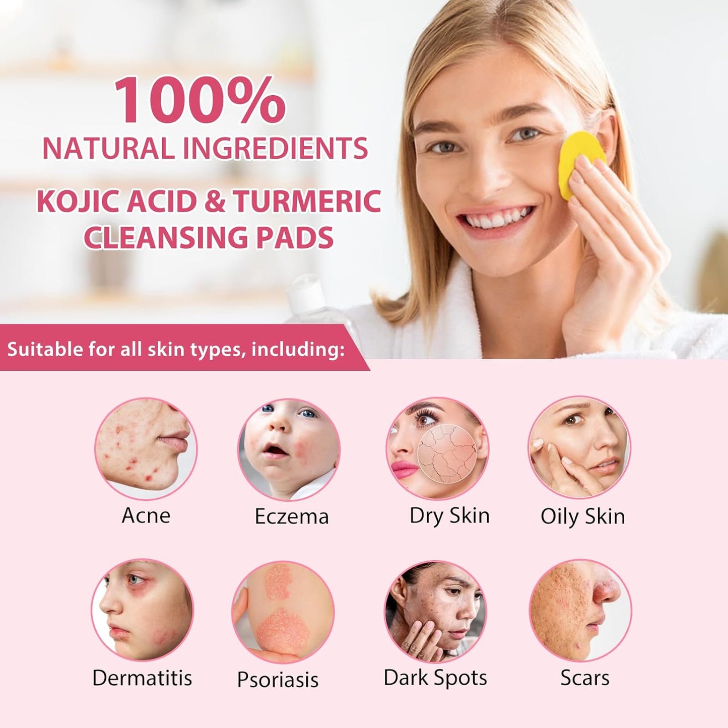 GlowBoost Pads | Turmeric and Kojic Acid Treatment