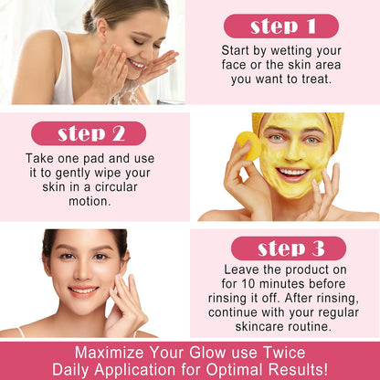 GlowBoost Pads | Turmeric and Kojic Acid Treatment