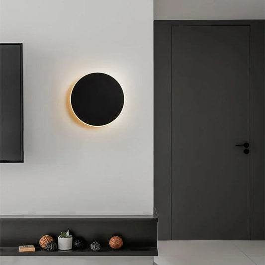 Round Lumeo LED Wall Light – Dimmable, 20/30 cm – Touch & Sensor Control