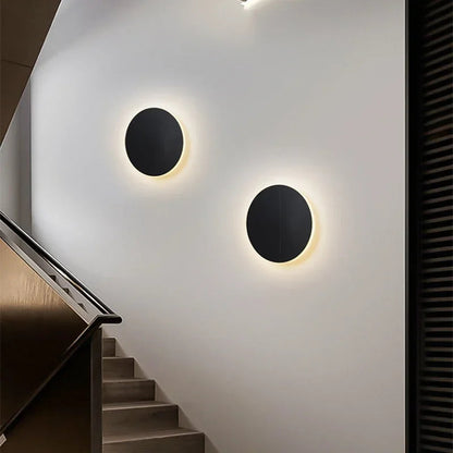 Round Lumeo LED Wall Light – Dimmable, 20/30 cm – Touch & Sensor Control