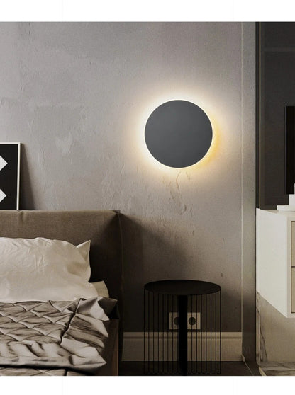 Round Lumeo LED Wall Light – Dimmable, 20/30 cm – Touch & Sensor Control