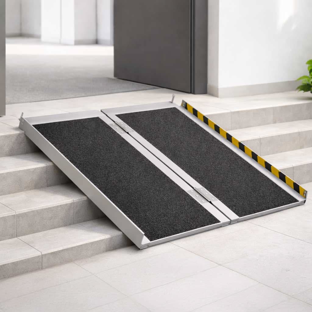 Foldable Access Ramp for Portable Use