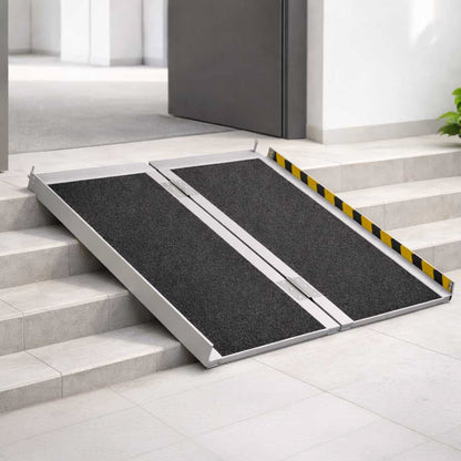 Foldable Access Ramp for Portable Use