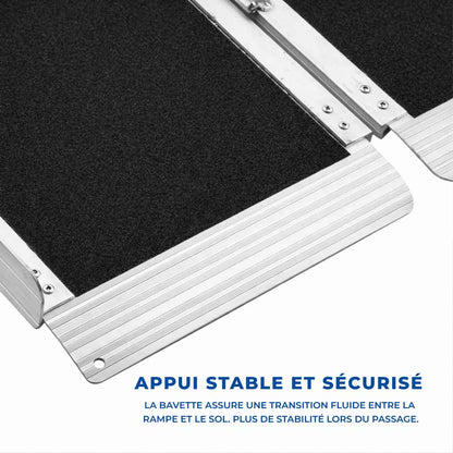 Foldable Access Ramp for Portable Use