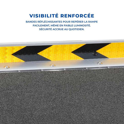 Foldable Access Ramp for Portable Use