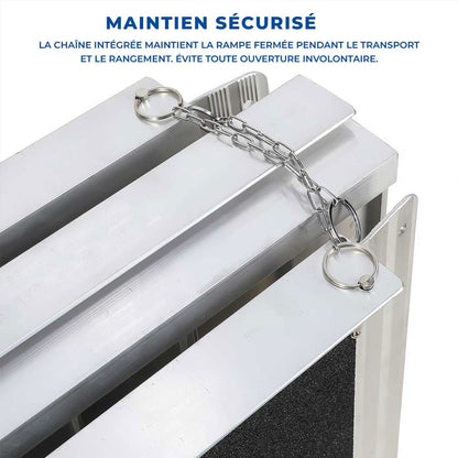 Foldable Access Ramp for Portable Use