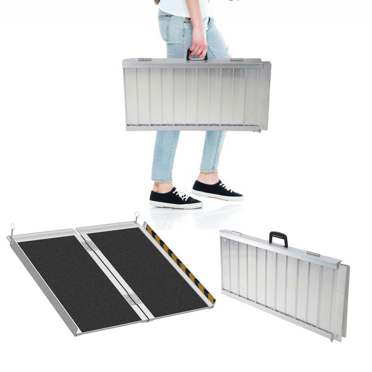 Foldable Access Ramp for Portable Use