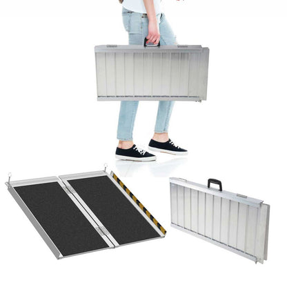 Foldable Access Ramp for Portable Use
